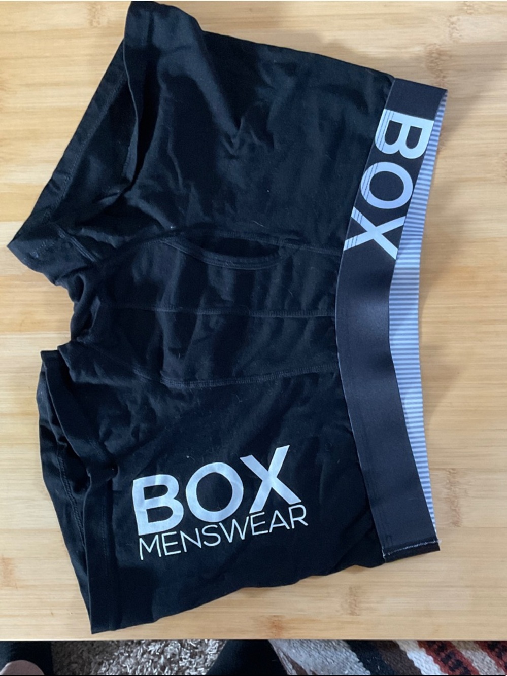 BOX Menswear Black Boxer Briefs with Branded Waistband